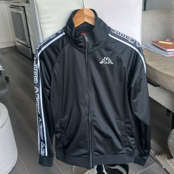 Kappa 2 Piece Black Jacket and Matching Pants Jogger Suit Women Size M New - Picture 9 of 17